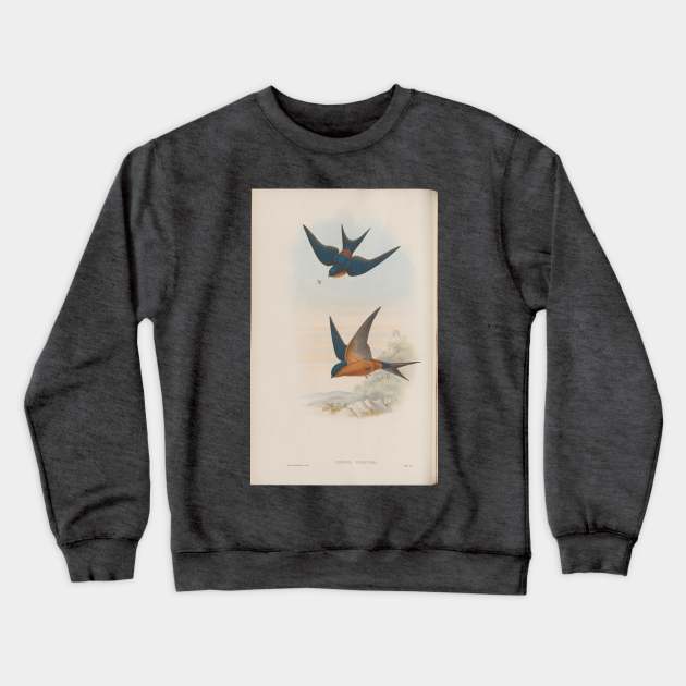 Swallows Crewneck Sweatshirt by pocketlama